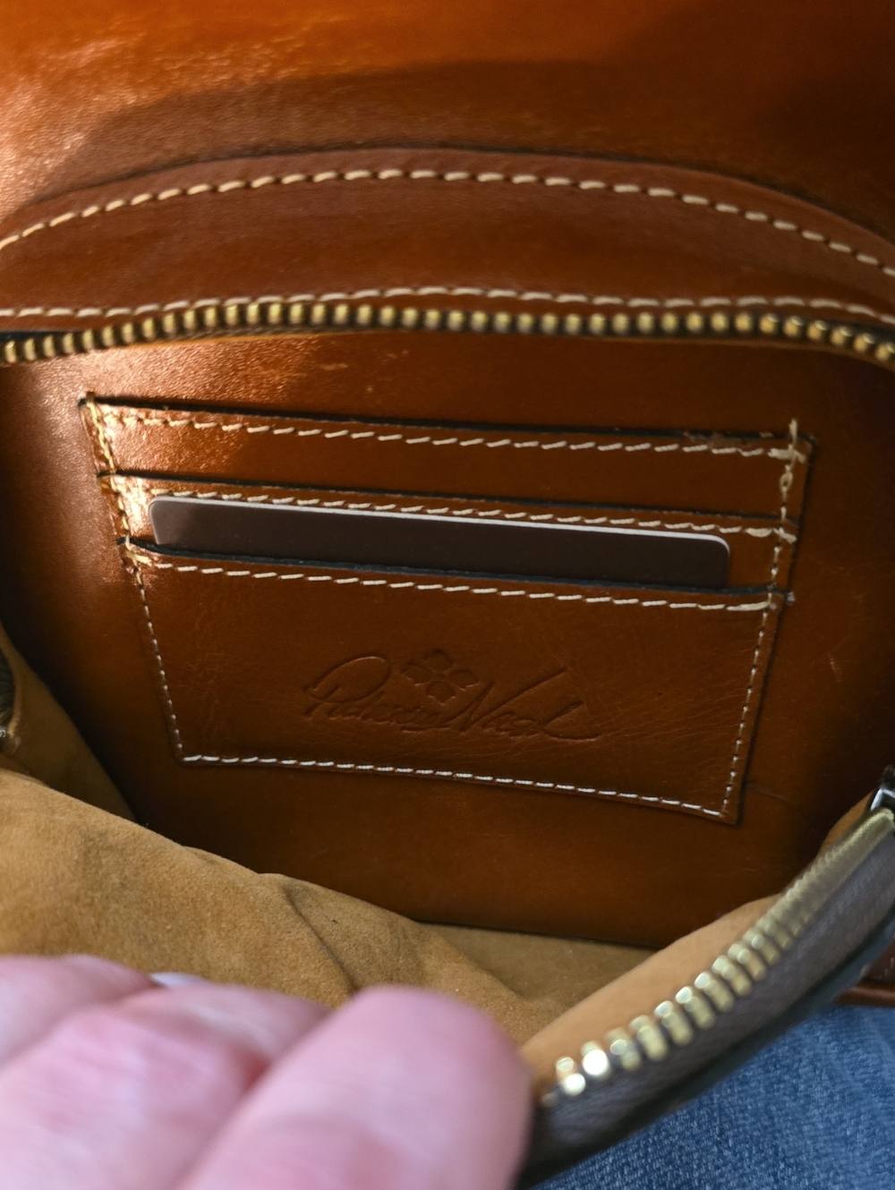 Patricia Nash Brown Leather Backpack Purse - Picture 7 of 11